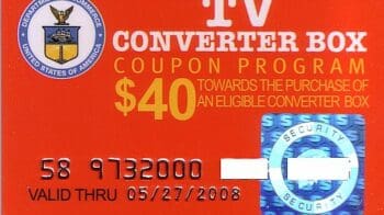 FCC digital tv DTV coupon