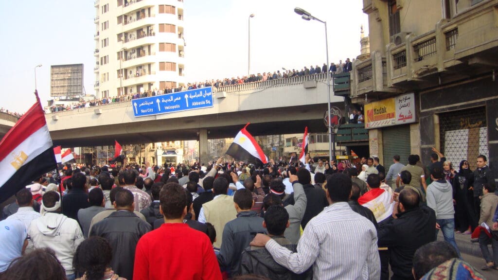 Cairo Mubarak Egypt 2011 revolution