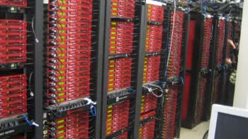 server farm network racks