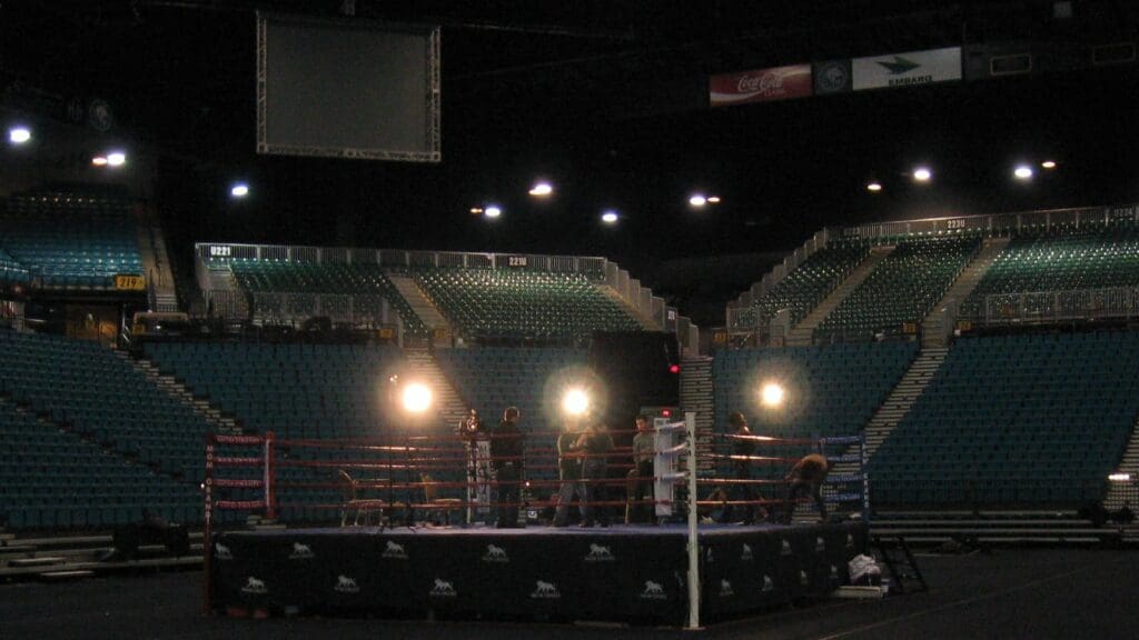 boxing ring MGM Grand 