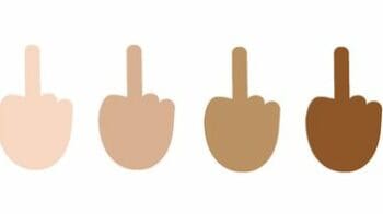 Microsoft emojis middle finger